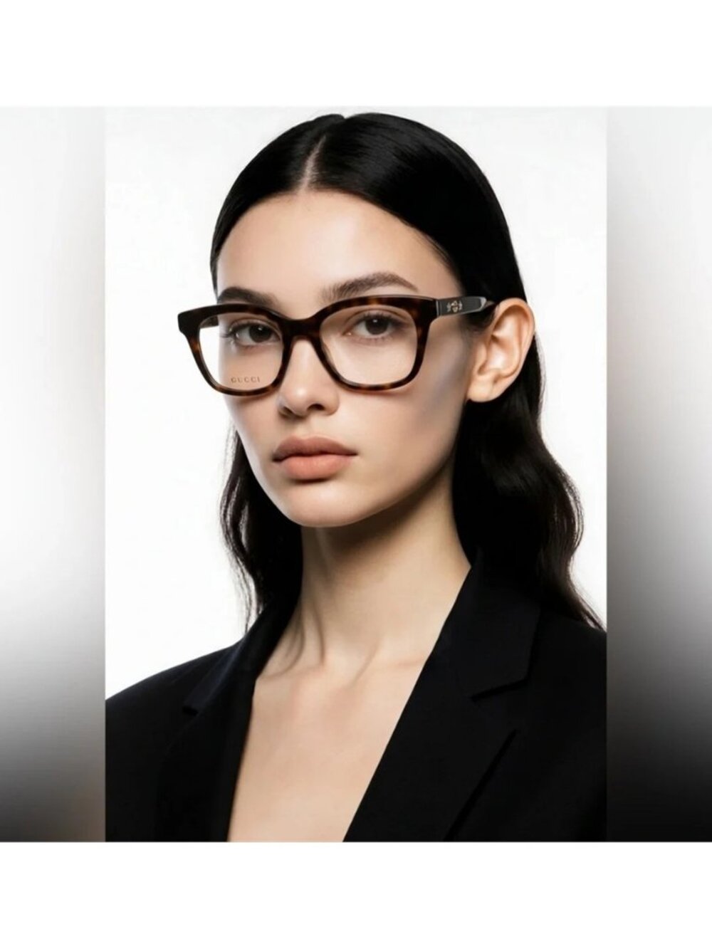 Luxury New Authentic Gucci GG0349O 006 Eyeglasses - Picture 8 of 14